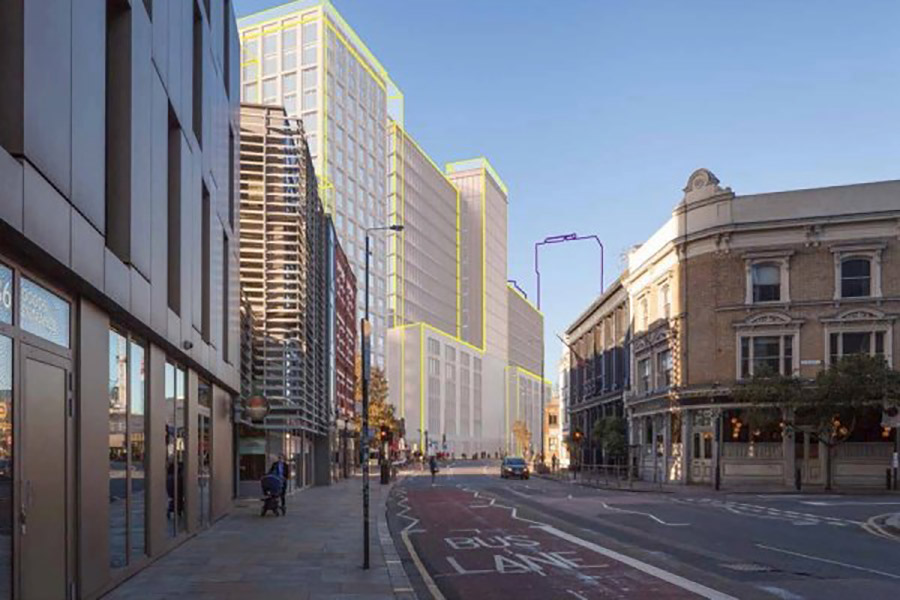 Looking west along Bethnal Green Rd In the future
