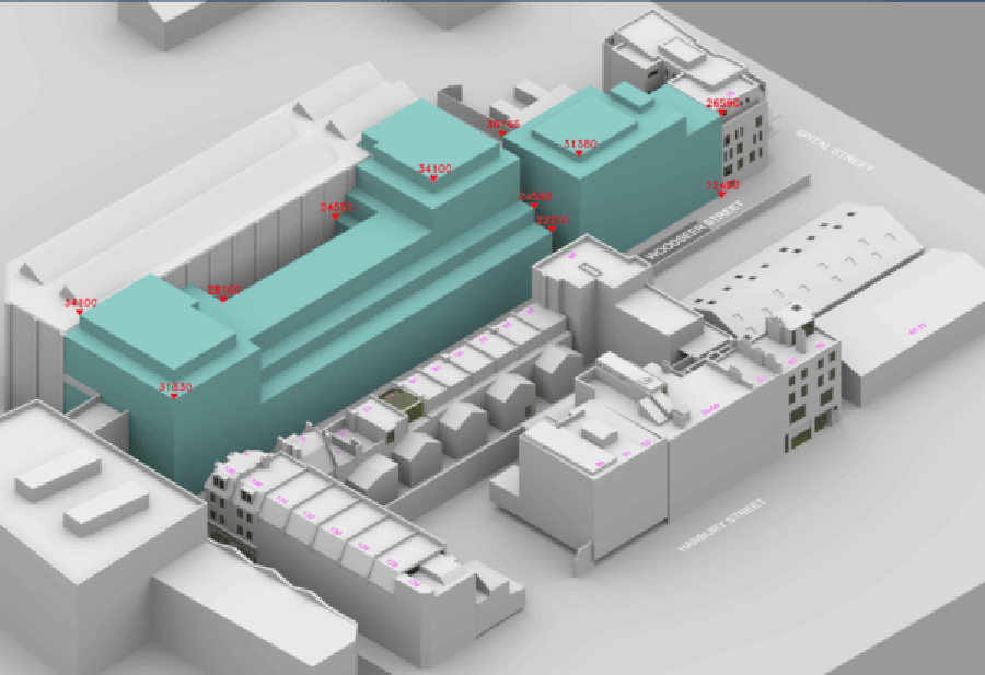 A big block on Brick Lane